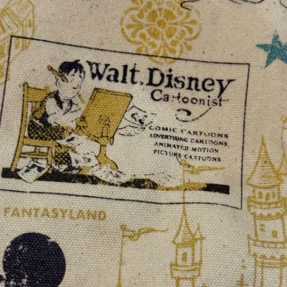 Disney Cream and Brown Mickey Print Crossbody Bag - Picture 14 of 16